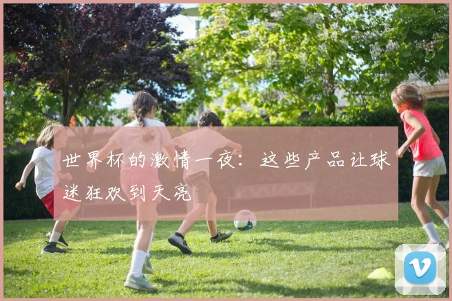 世界杯的激情一夜：这些产品让球迷狂欢到天亮